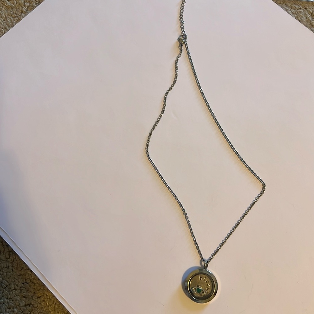 Silver Blessed Irish Locket